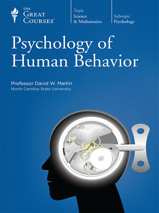 Title details for Psychology of Human Behavior by David W. Martin - Wait list